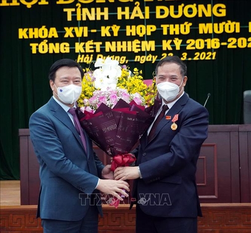 Đồng chí Phạm Xuân Thăng được bầu giữ chức Chủ tịch HĐND tỉnh Hải Dương
